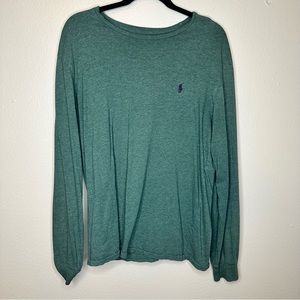 Polo by Ralph Lauren Green Men’s Long Sleeve Cotton Tshirt Size L